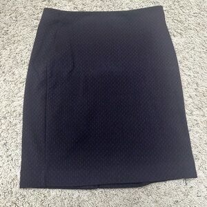 Banana Republic Black and Burgandy Pencil Skirt 0P